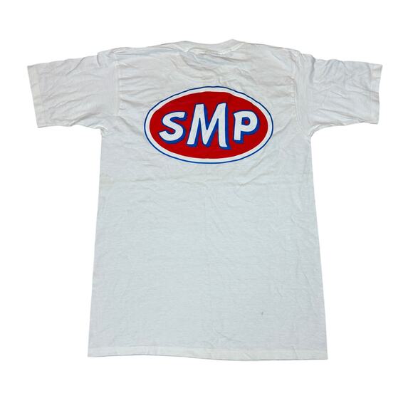 Vintage 90s SMP Skateboarding STP Parady Logo T Shirt Men's M - Picture 1 of 11